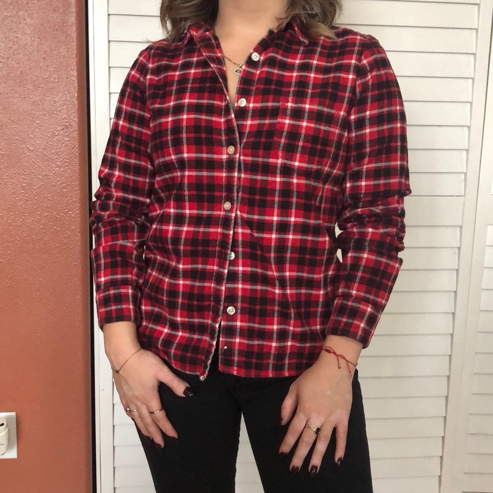 Levi’s red and flack utility shirt